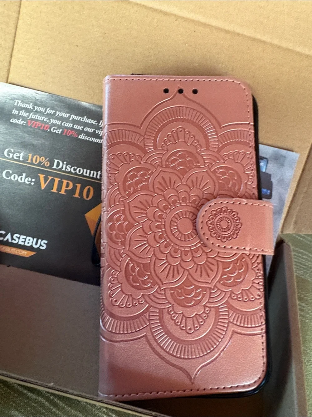 IPhone 16 Pink Floral mandala Embossed Wallet Casebus shockproof phone case